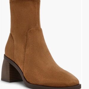Anne Klein Tan Ankle Booties
